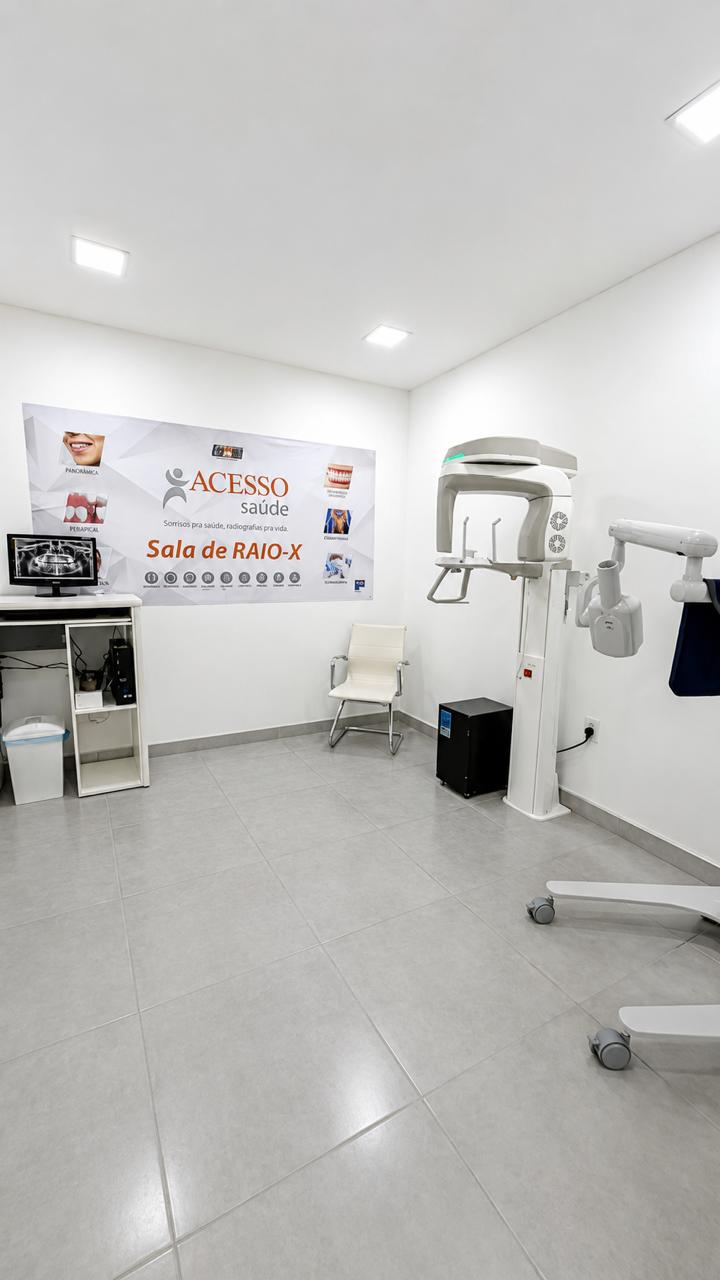 Sala de Raio-X panorâmico digital — Acesso Saúde CIC